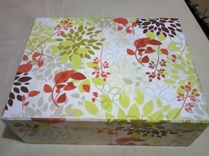 Caixa Decorada - Estampa Florítrica
